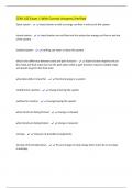 CEM 142 Exam 1 With Correct Answers&vert;Verified