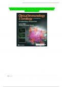 Test Bank for Clinical Immunology and Serology a Laboratory Perspective&comma; 5th Edition &lpar;LATEST&rpar; by Christine Dorresteyn  Stevens&comma; Linda E&period; Miller &vert;ALL CHAPTERS&vert; Expert Verified Answers&vert; Grade A&plus;