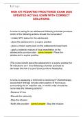 NGN ATI PEDIATRIC PROCTORED EXAM 2025  UPDATED ACTUAL EXAM WITH CORRECT  SOLUTIONS&period;