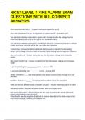 NICET LEVEL 1 FIRE ALARM EXAM QUESTIONS WITH ALL CORRECT ANSWERS 