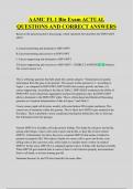 AAMC FL 1 Bio Exam ACTUAL  QUESTIONS AND CORRECT ANSWERS