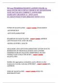 NU150 PHARMACOLOGY LATEST EXAM &num;3 2025 WITH MULTIPLE CHOICE OF QUESTIONS AND DETAILED CORRECT ANSWERS ALREADY GRADED A&plus; AND 100&percnt; GUARANTEED PASS &lpar;BRAND NEW&excl;&excl;&excl;&excl;&excl;&excl;&excl;&rpar;