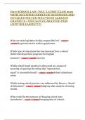 D017 SCHOOL LAW -WGU LATEST EXAM 2025 WITH MULTIPLE CHOICE OF QUESTIONS AND DETAILED SOLVED SOLUTIONS ALREADY GRADED A&plus; AND 100&percnt; GUARANTEE PASS &lpar;JUST RELEASED&excl;&excl;&excl;&excl;&excl;&excl;&rpar;