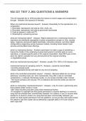 MUI 221 TEST 2 JMU QUESTIONS & ANSWERS