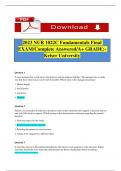 2023 NUR 1022C Fundamentals Final EXAM&sol;Complete Answered&sol;A&plus; GRADE&colon;- Keiser University