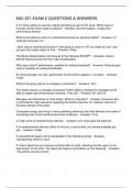 MUI 221 EXAM 2 QUESTIONS & ANSWERS