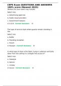 CEPS Exam QUESTIONS AND ANSWERS 100- score &lpar;Newest 2025&rpar;&period;
