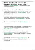 IBHRE Prep Exam Questions with Complete Solutions &lpar;Latest 2025&rpar;&period;
