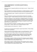 ASHI EMERGENCY OXYGEN QUESTIONS & ANSWERS