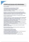 CPNRE Practice Questions with Verified Solutions&period;