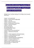 Test Bank For Microbiology by OpenStax 978-1938168147 Chapter 1-26 Complete Guide&period;