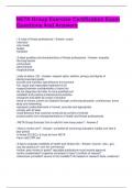 NETA Group Exercise Certification Exam Questions And Answers