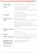 Nypd 2nd trimester review&period; &lpar;2025&rpar; ACTUAL EXAM COMPREHENSIVE QUESTIONS AND VERIFIED ACCURATE SOLUTION &lpar;DETAILED & ELABORATED&rpar; &vert;GET IT 100&percnt; ACCURATE&excl;&excl; 2025 TEST&excl;&excl;