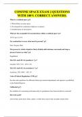 CONFINE SPACE EXAM 2 QUESTIONS WITH 100&percnt; CORRECT ANSWERS&period;