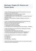 Stanhope Chapter 25 Violence and Human Abuse questions and answers&period;