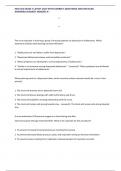 NUR 384 EXAM 3 LATEST 2025 WITH CORRECT QUESTIONS AND DETAILED ANSWERS&sol;ALREADY GRADED A&plus;