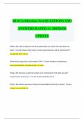 BLS Certification Test QUESTIONS AND ANSWERS RATED A&plus; 2025&vert;2026 UPDATE