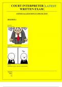  COURT INTERPRETER WRITTEN EXAM QUESTIONS AND ANSWERS 2025