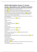 ANTH 435 Hopkins Exam 2 &vert; Actual study &vert; Questions and verified Answers