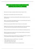 YMCA BLS EXAM STUDY GUIDE WITH 100&percnt;  VERIFIED SOLUTIONS A&plus; GRADED&period; 