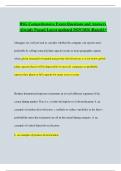 BSG Comprehensive Exam Questions and Answers Already Passed Latest updated 2025&sol;2026 &vert;RatedA&plus;