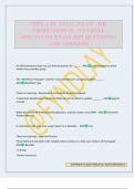 IPPS-A DL FINAL EXAM - HR PROFESSIONAL &sol; PAYROLL SPECIALIST EXAM 2025 QUESTIONS AND ANSWERS