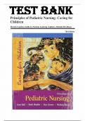 Test Bank For Principles Of Pediatric Nursing 7th Edition By Jane W Ball&comma; Ruth C Bindler&comma; Kay Cowen