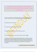 LABOR & DELIVERY SAUNDERS NCLEX EXAM 2025 QUESTIONS AND ANSWERS