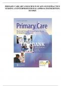 TEST BANK Primary Care The Art and Science of Advanced Practice Nursing&colon; An Interprofessional Approach 6th Edition by Debera J&period; Dunphy&period; &vert;&vert;All Chapters included&vert;&vert;Graded A&plus;&vert;&vert;Exam Questions And Verified Answers&period;