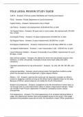 FDLE LEGAL REVIEW STUDY GUIDE