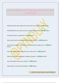 MAR 3400 EXAM 2 2025 QUESTIONS AND ANSWERS