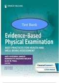Test Bank For Evidence-Based Physical Examination&colon; Best Practices for Health and Well-Being Assessment 2nd Edition by Kate Gawlik&vert;&vert;ISBN NO&colon;10&comma;0826155316&vert;&vert;ISBN NO&colon;13&comma;978-0826155313&vert;&vert;All Chapters&vert;&vert;Complete Guide A&plus;