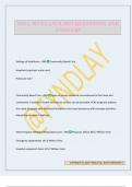 MHA 707 EXAM B 2025 QUESTIONS AND ANSWERS