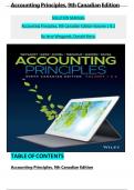 Solution Manual for Accounting Principles Volume 1 And Volume 2 9th Canadian Edition Jerry J&period; Weygandt