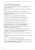 FNDH 620 EXAM 2&sol;POP QUIZES
