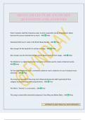 MUCO 120 LECTURE EXAM 2025 QUESTIONS AND ANSWERS