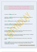 MUCO 120 FINAL EXAM 2025 QUESTIONS AND ANSWERS