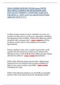 NHA CEHRS NEWEST EXAM 2025 WITH MULTIPLE CHOICE OF QUESTIONS AND DETAILED CORRECT ANSWERS ALREADY GRADED A&plus; AND 100&percnt; GUARANTEED PASS &lpar;BRAND NEW&excl;&excl;&excl;&excl;&excl;&excl;&excl;&rpar;