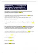 Dante Level 2 Comprehensive Questions &lpar;Frequently Most Tested&rpar; with Verified Answers