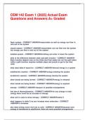CEM 142 Exam 1 &lpar;2025&rpar; Actual Exam Questions and Answers A&plus; Graded