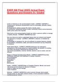 EXER 290 Final &lpar;2025&rpar; Actual Exam Questions and Answers A&plus; Graded&period;