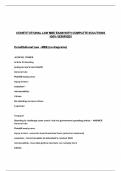 CONSTITUTIONAL LAW MBE EXAM WITH COMPLETE SOLUTIONS 100&percnt; VERIFIED&excl;&excl;
