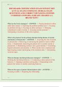 DBT BOARD CERTIFICATION EXAM NEWEST 2025 ACTUAL EXAM&vert; COMPLETE 150 REAL EXAM QUESTIONS AND CORRECT DETAILED ANSWERS &lpar;VERIFIED ANSWERS&rpar; ALREADY GRADED A&plus;&vert;&vert; BRAND NEW&excl;&excl;