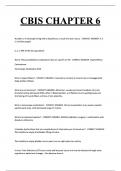 CBIS EXAM PREP  