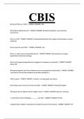 CBIS EXAM REVIEW  C