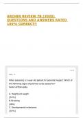 ARCHER REVIEW 7B &lpar;2025&rpar; QUESTIONS AND ANSWERS RATED 100&percnt; CORRECT&excl;&excl;