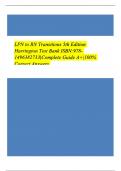 LPN to RN Transitions 5th Edition  Harrington Test Bank ISBN&colon;978-  1496382733&vert;Complete Guide A&plus;&vert;100&percnt;  Correct Answers&period;  1 of 123  TEST BANK FOR LPN TO RN TRANSITIONS 5TH EDITION BY CLAYWELL  Chapter 01