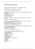 RMA EXAM STUDY GUIDE