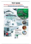 Test Bank for Microbiology Fundamentals&colon; A Clinical Approach&comma; 3rd Edition by Marjorie Kelly Cowan and Heidi Smith &vert;all chapters&vert;