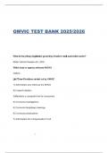 OMVIC TEST BANK Questions and LATEST 2025 ANSWER KEY &vert; MARK SCHEME &lpar;100&percnt; VERIFIED&rpar; GRADE A&plus;&excl;&excl;&excl;